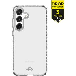 ITSKINS Level 2 SpectrumClear R Coque Transparente Samsung Galaxy S25 FE Coque arrière en TPU Souple Anti-Chocs - Transparent