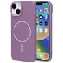 Mobiparts Slim Line Coque iPhone 14 MagSafe Coque arrière Rigide - Imperial Purple