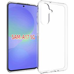 Mobigear Basics Coque Transparente Samsung Galaxy A17 Coque arrière en TPU Souple - Transparent