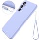 Mobigear Rubber Touch Coque Samsung Galaxy S24 FE Coque arrière en Silicone - Violet