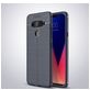 Mobigear Luxury Coque LG V40 ThinQ Coque arrière en TPU Souple - Bleu Marin