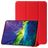 Mobigear Tri-Fold Gel Coque iPad 10 (2022) Etui en TPU,Similicuir - Rouge