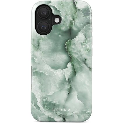 Burga Tough iPhone 16 Plastique rigide Coque arrière Antichoc - Pistachio Cheesecake
