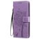 Mobigear Tree Housse LG V60 ThinQ Etui Porte-Monnaie - Violet