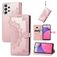 Mobigear Mandala Housse Samsung Galaxy A33 Etui Porte-Monnaie - Rose doré