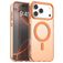 Mobigear Shockproof Coque iPhone 17 Pro Max MagSafe Coque arrière Rigide - Orange