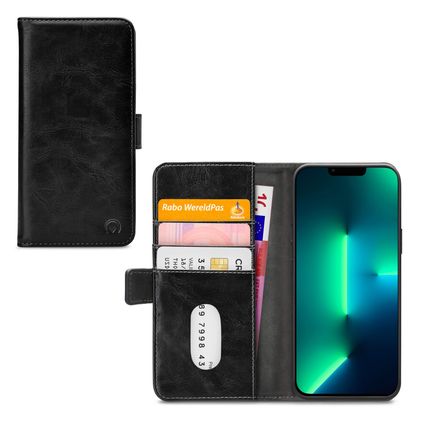 Mobilize Elite Gelly Housse iPhone 13 Pro Max Etui Porte-Monnaie - Noir
