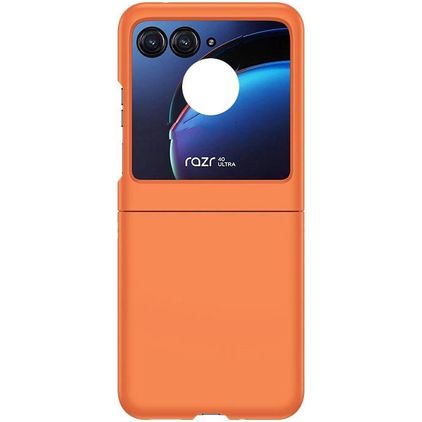 Mobigear Colors Coque Motorola Razr 50 Coque arrière Rigide - Orange