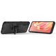 Mobigear Armor Ring Coque OPPO A91 Coque arrière Rigide Anti-Chocs avec Anneau-Support - Noir