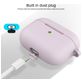 Mobigear Classic Coque Apple AirPods 3 Coque en Silicone Souple - Violet