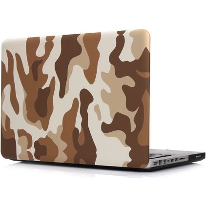 Mobigear Design MacBook Air 13 Pouces (2018-2020) Coque - Desert Camauflage - Model A1932 / A2179 / A2337