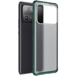 Mobigear Shockproof Coque Xiaomi Mi 11 Ultra Coque arrière Rigide Anti-Chocs - Vert