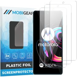 Mobigear Motorola Edge 20 Pro Protection d'écran Film - Compatible coque (Lot de 3)