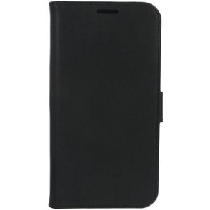Valenta Classic Housse iPhone 12 Mini Etui en Cuir Véritable Porte-Monnaie - Noir