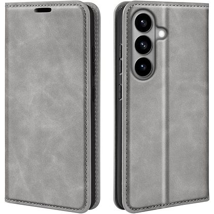 Mobigear Retro Slim Housse Samsung Galaxy S26 Etui Porte-Monnaie - Gris