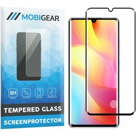 Mobigear Premium Xiaomi Mi Note 10 Lite Verre trempé Protection d'écran - Compatible Coque - Noir