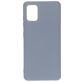 Mobiparts Coque Samsung Galaxy A51 Coque arrière en Silicone - Royal Grey