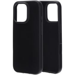 Mobiparts Classic iPhone 16 Pro TPU souple Coque arrière - Noir