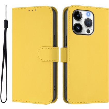 Mobigear Urban Wallet iPhone 16 Pro Étui Portefeuille - Jaune