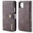 Mobigear Snap Button Housse iPhone 11 Etui avec Coque Détachable Porte-Monnaie - Noir