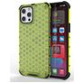 Mobigear Honeycomb Coque iPhone 13 Pro Coque arrière Rigide Anti-Chocs - Vert
