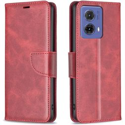 Mobigear Excellent Motorola Moto G85 Étui Portefeuille - Rouge