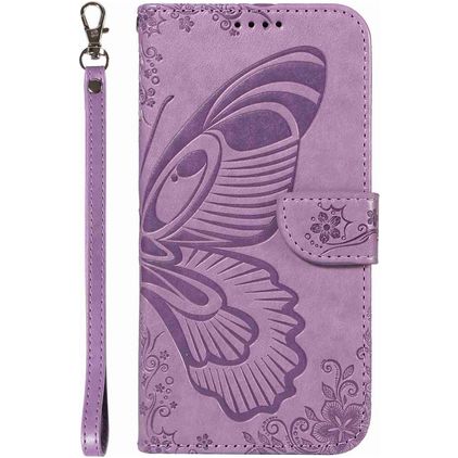 Mobigear Butterfly Housse Xiaomi 13 Ultra Etui Porte-Monnaie - Violet