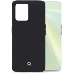 Mobilize Rubber Gelly Coque Realme C35 Coque arrière en TPU Souple - Matt Black