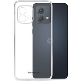 Mobilize Gelly Coque Transparente Motorola Moto G84 Coque arrière en TPU Souple - Transparent