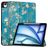 Mobigear Tri-Fold Coque iPad Air 13 Pouces (2025) Etui + Porte-crayon - Almond Blossoms