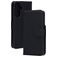 Mobiparts Wallet Samsung Galaxy A37 Cuir véritable Étui Portefeuille - Noir