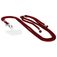 Mobiparts Phonecord - Cordon de téléphone universel ajustable - Plum Red