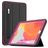 Mobigear Tri-Fold Folio Coque iPad 8 (2020) Etui en Plastique rigide,TPU + Porte-crayon - Noir / Magenta
