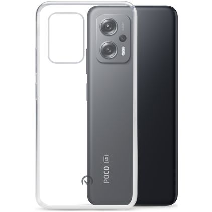 Mobilize Gelly Coque Transparente POCO X4 GT Coque arrière en TPU Souple - Transparent