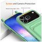Mobigear Lanyard Card iPhone 17 Pro Coque avec cordon en Silicone et Porte-Cartes - Vert