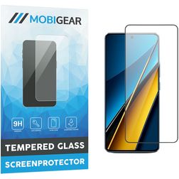 Mobigear Premium POCO X6 Verre trempé Protection d'écran - Compatible coque - Noir