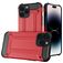 Mobigear Outdoor Coque iPhone 14 Pro Max Coque arrière Rigide Anti-Chocs - Rouge