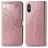 Mobigear Mandala Housse Xiaomi Redmi 9A Etui Porte-Monnaie - Rose doré