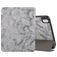Mobigear Tri-Fold Marble Coque iPad 11 (2025) Etui + Porte-crayon - Gris