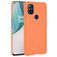 Mobigear Croco Coque OnePlus Nord N10 5G Coque arrière Rigide - Orange