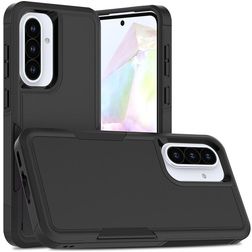Mobigear Heavy Armor Coque Samsung Galaxy A36 Coque arrière Rigide Anti-Chocs - Noir