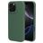 Mobiparts Coque iPhone 16 Pro Max Coque arrière en Silicone - Forest Green