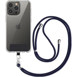 Mobigear Lanyard - Cordon de téléphone universel ajustable - Bleu Marin