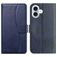 Mobigear S Line Housse iPhone 17 Etui Porte-Monnaie - Bleu Marin