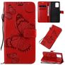 Mobigear Butterfly Housse Samsung Galaxy S10 Lite Etui Porte-Monnaie - Rouge