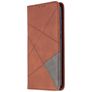 Mobigear Rhombus Slim Housse Huawei P40 Lite E Etui - Marron