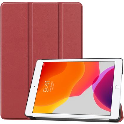 Mobigear Tri-Fold Coque iPad 9 (2021) Etui - Bordeaux