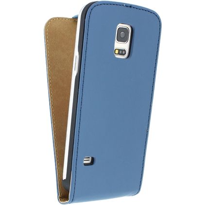 Mobilize Ultra Slim Flip Samsung Galaxy S5 Mini Étui à rabat - Bleu