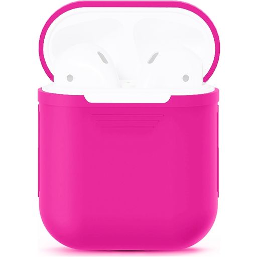 Mobigear Colors Coque Apple AirPods 1 Coque en Silicone Souple - Magenta