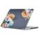 Mobigear Design MacBook Air 15 Pouces (2023-2026) Coque - Flowers Black - Model A2941 / A3114 / A3241 / A3448